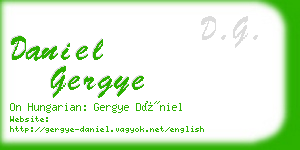 daniel gergye business card